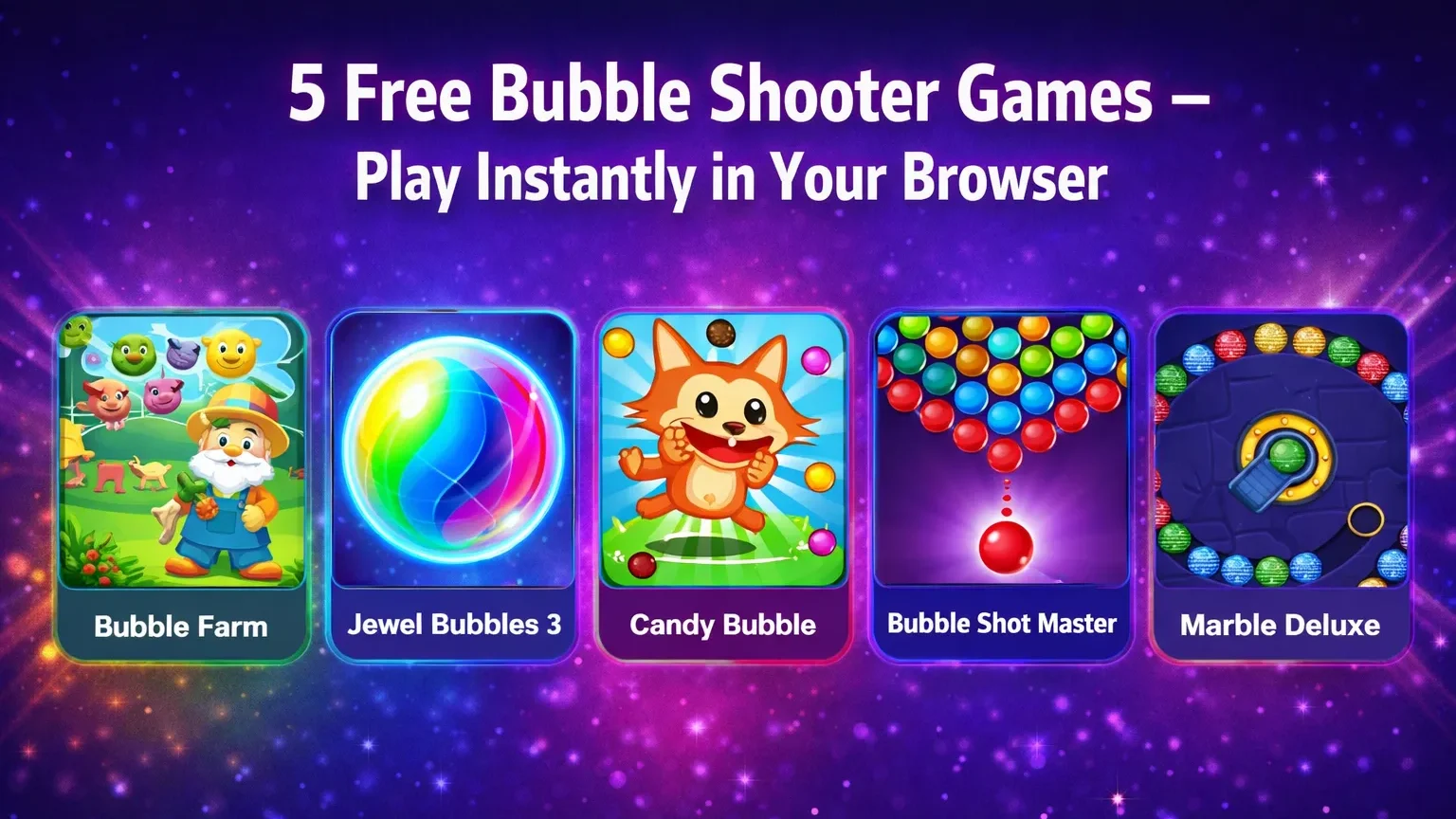 best free bubble shooter games online no download play instantly