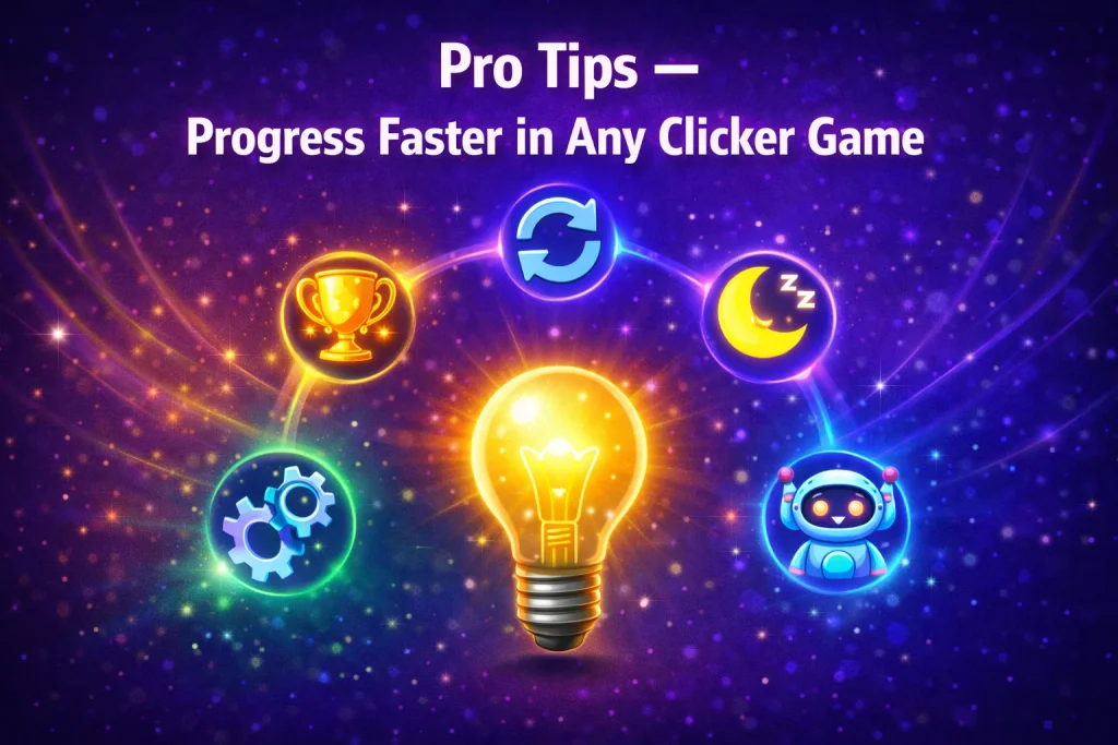 clicker games unblocked tips to progress faster
