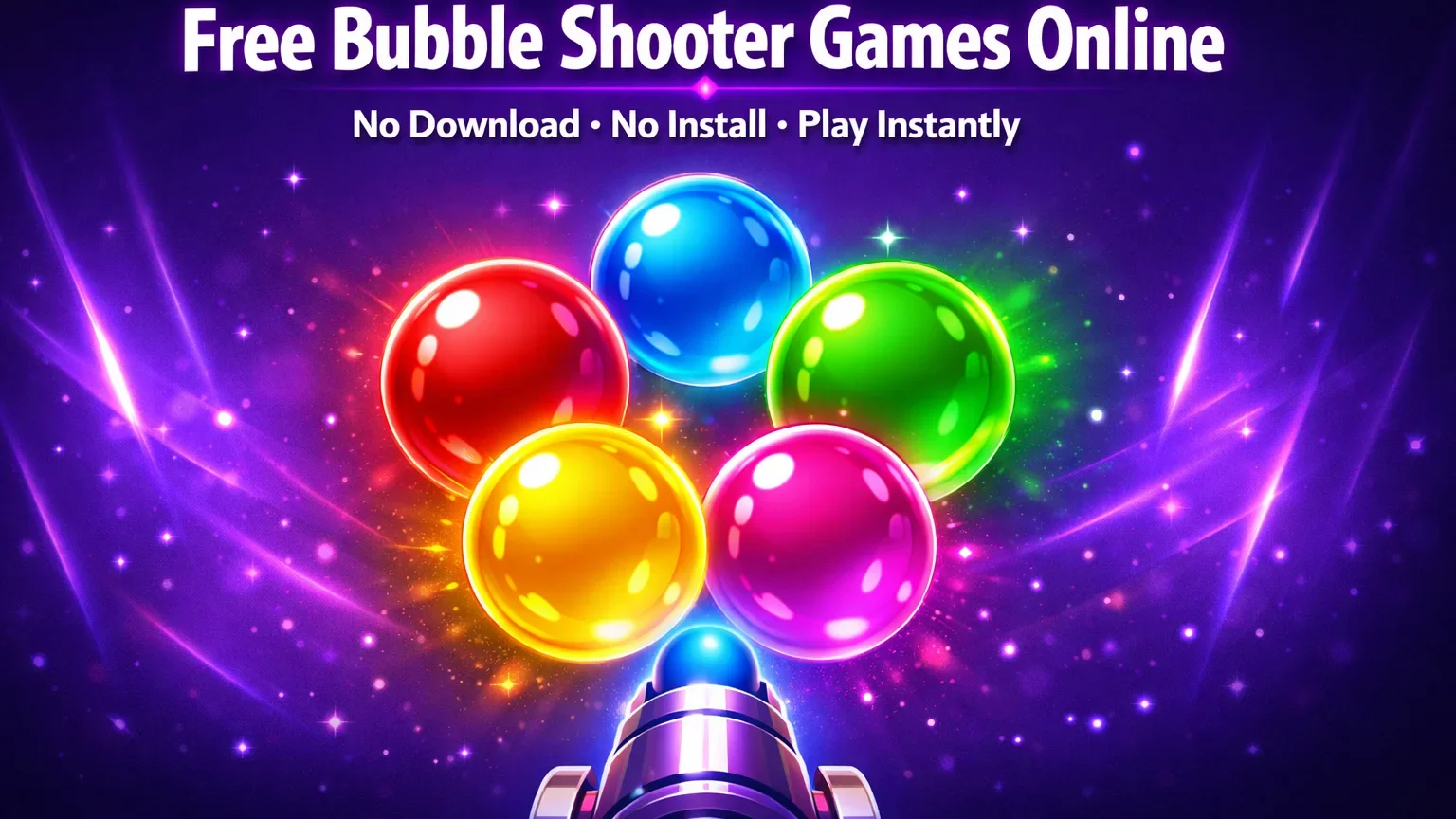 free bubble shooter games online no download