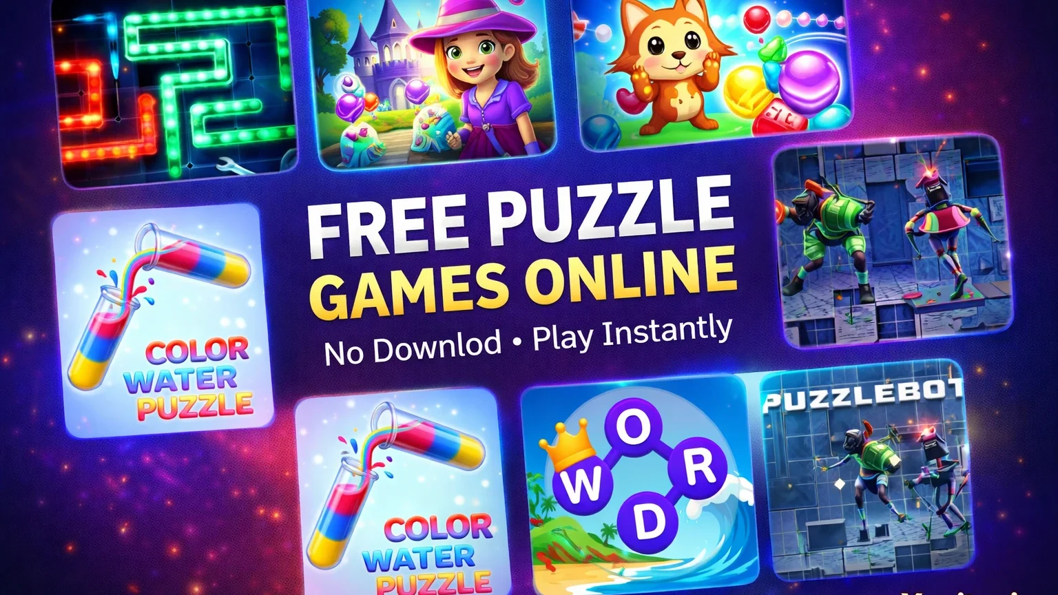 free puzzle games online no download