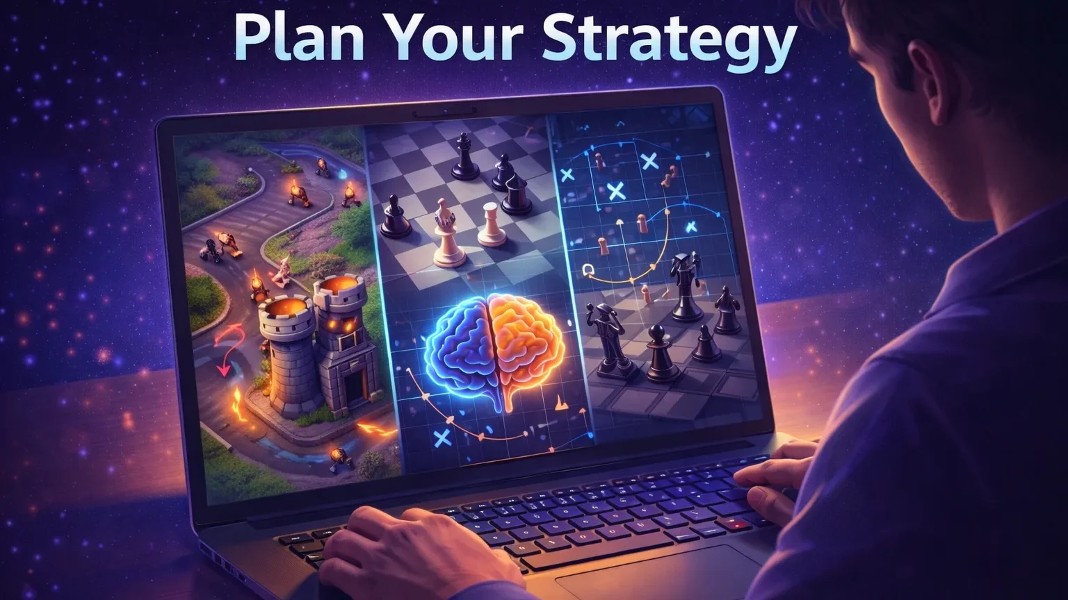 free strategy games online no download gameplay illustration